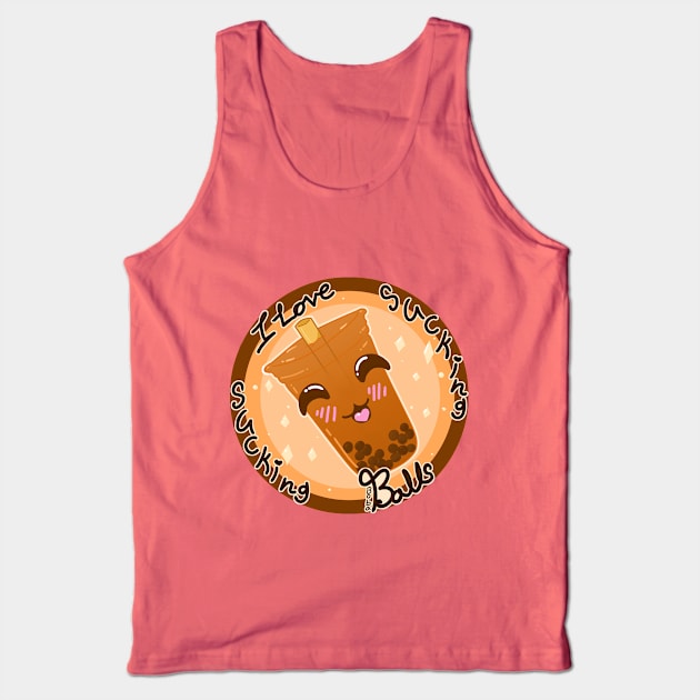 I love sucking boba BALLS Tank Top by BijouBljou